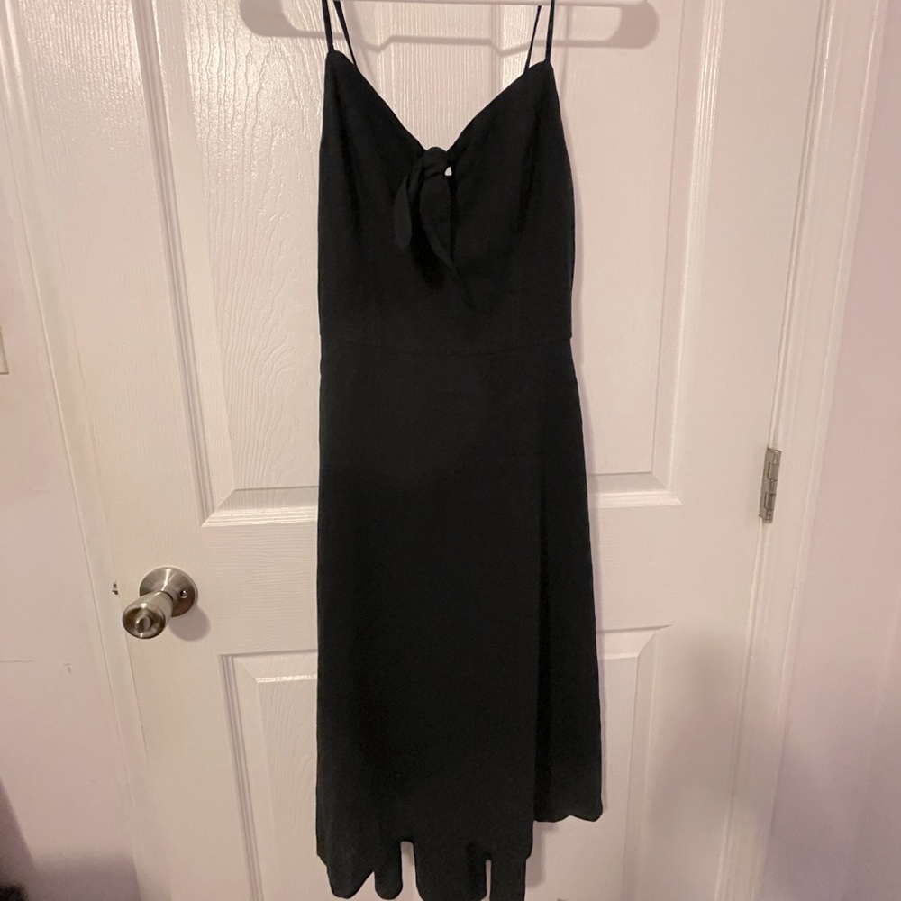 Hollister black maxi dress